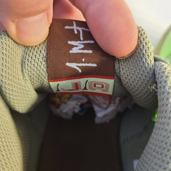 Nike Ja 1 Zombie Halloween Lime Blast Oil Green Black FD6565-300 Men's Size 6.5 - Picture 6 of 10